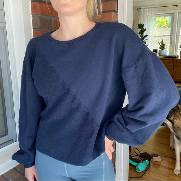 Maaji Sweaters - Maaji Cropped Dolman Terry Sweatshirt